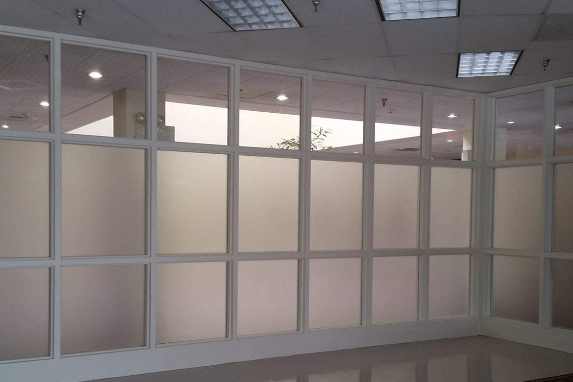 Frosted Office Windows By Quality Glass Window Tint